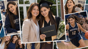 Graduation slideshow collage showing student memories from school to graduation day.