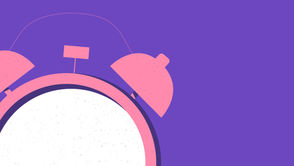 Abstract illustration of a partially visible clock with an open center, suggesting timing without urgency or strict planning.