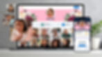 VidDay Get Well video project showing contributor video messages, recording prompts, and the organizer’s editing screen on a laptop and phone.