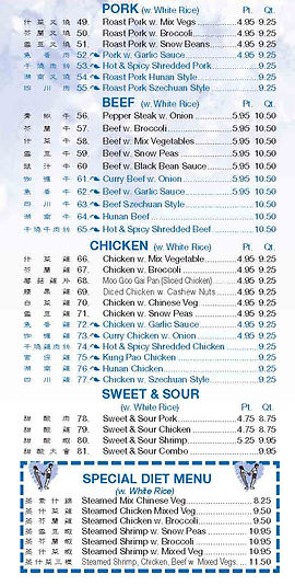 Lin Garden Menu Kissimmee Poinciana Chinese Restaurant