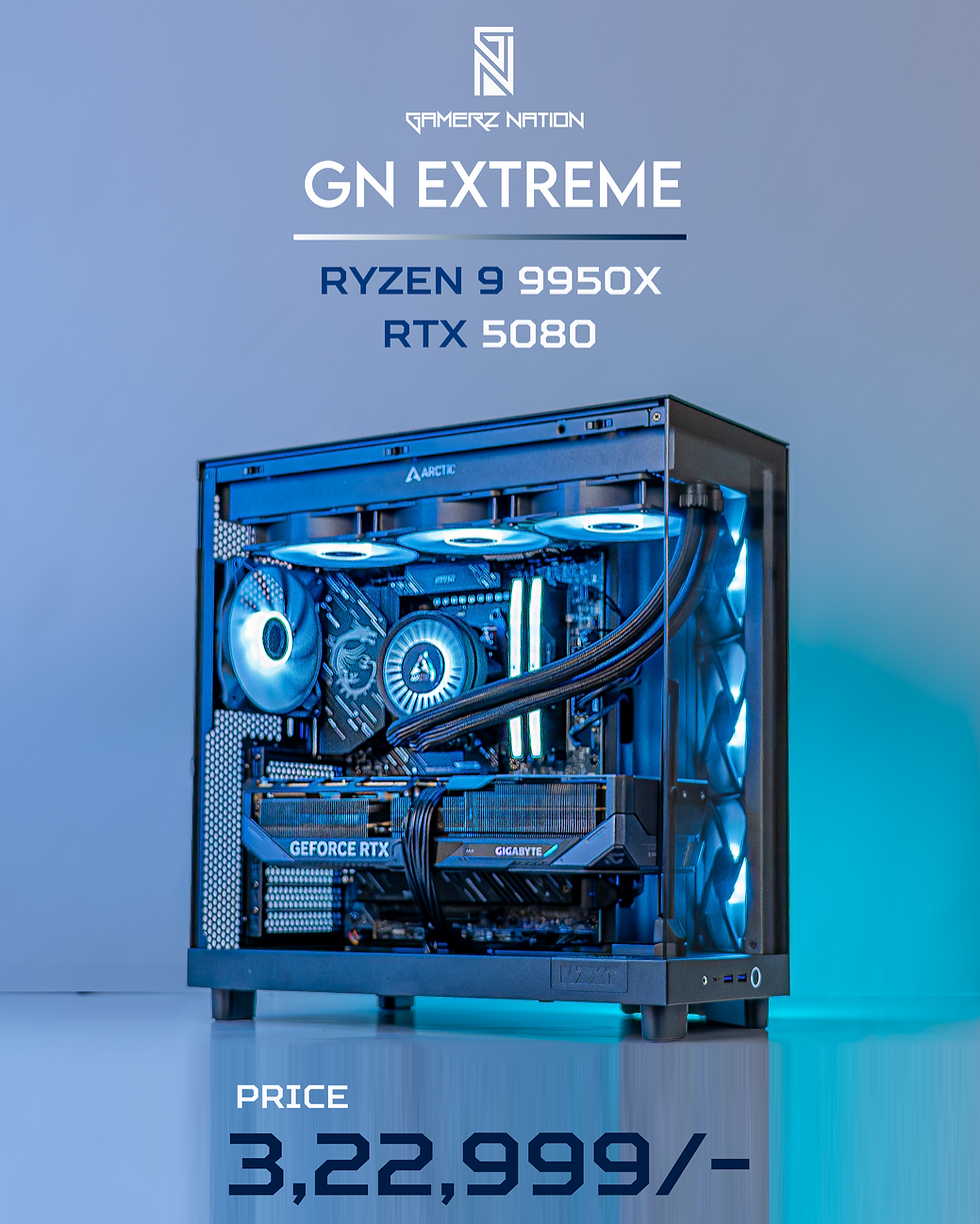 9950X + RTX 5080 + 96GB (48×2) 6400MHz CL32 DDR5