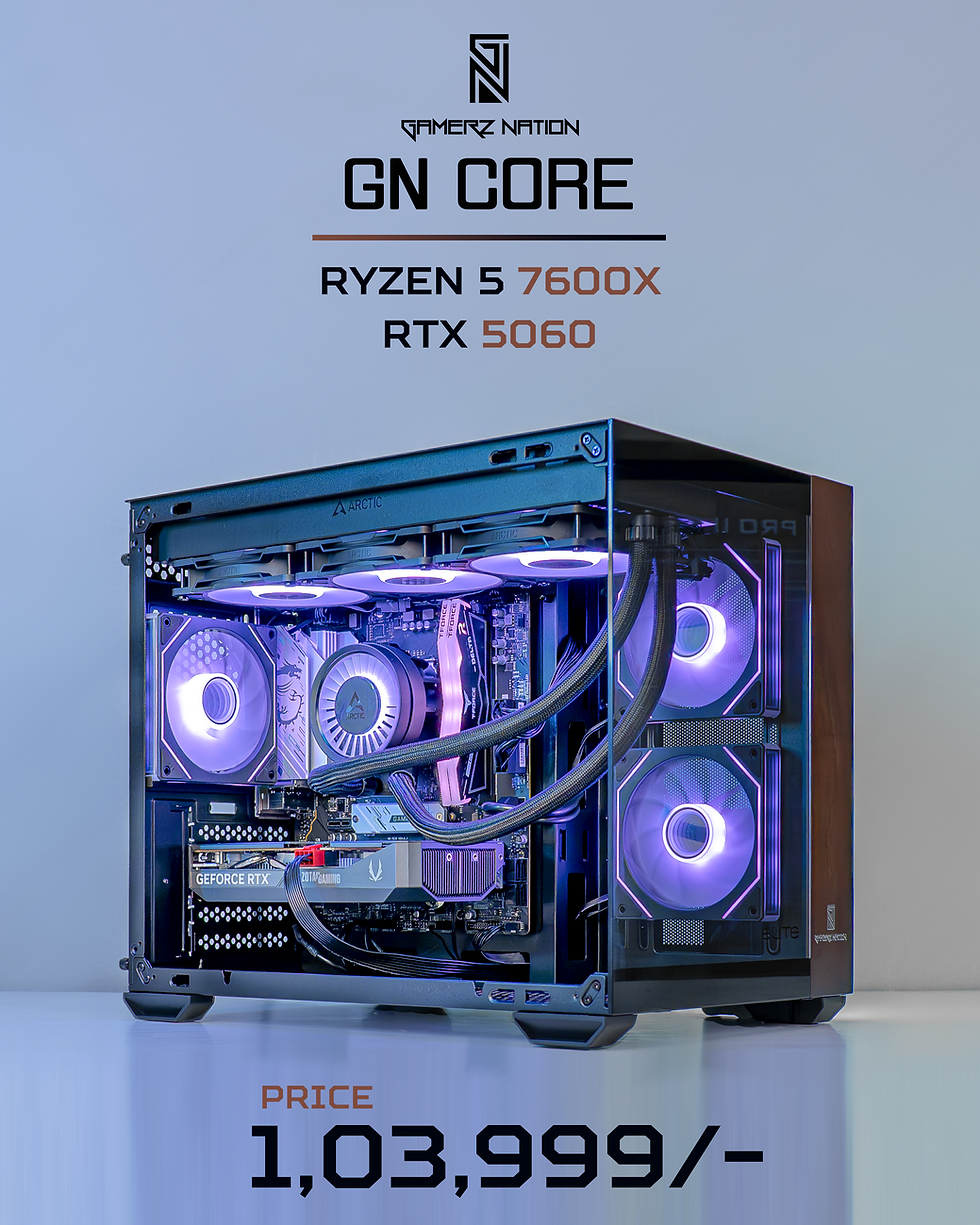 7600X + RTX 5060 + 32GB (16×2) DDR5 6000MHz
