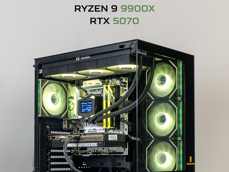 9900X + 32GB (16×2) 6000MHz CL36 DDR5 + RTX 5070