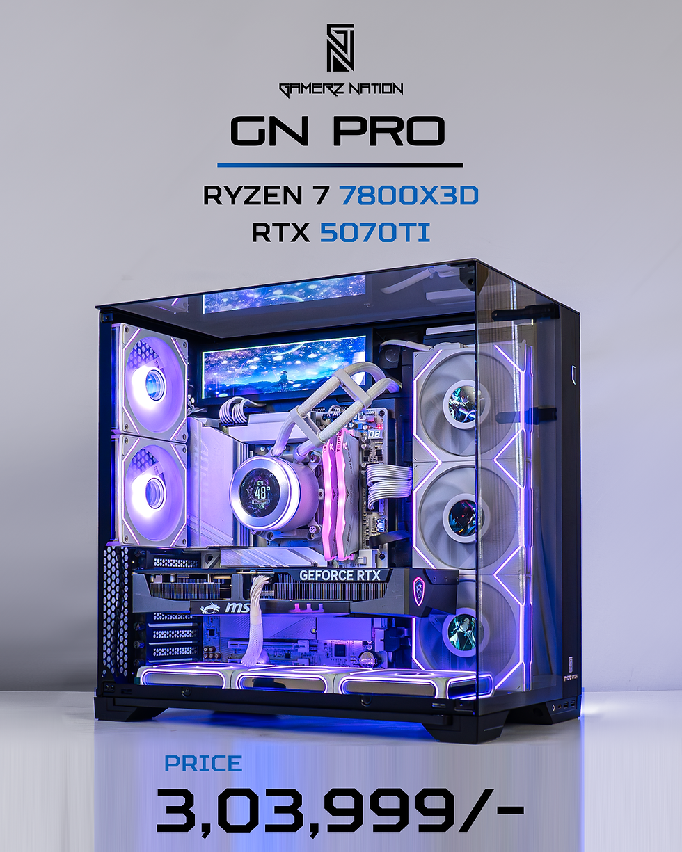 7800X3D + RTX 5070Ti + 32GB (16×2) 6000MHz DDR5