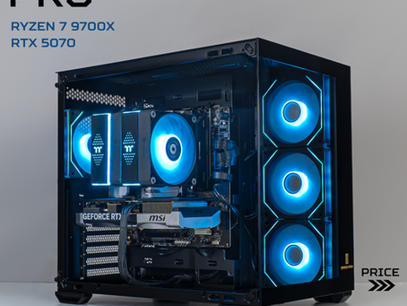 9700X + 32GB (16×2) 6000MHz CL32 DDR5 + RTX 5070