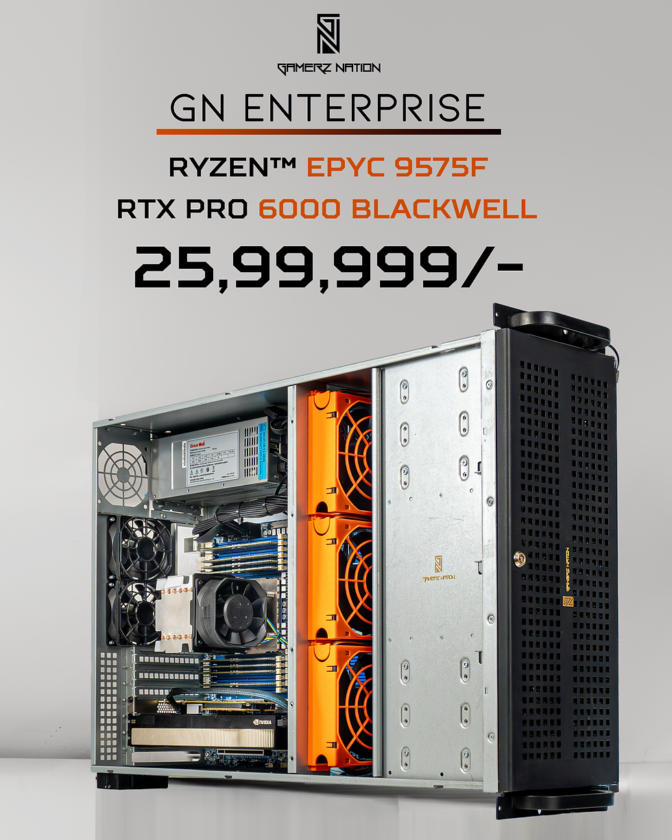 EPYC 9575F + RTX PRO 6000 Blackwell + 512GB DDR5 ECC RDIMM