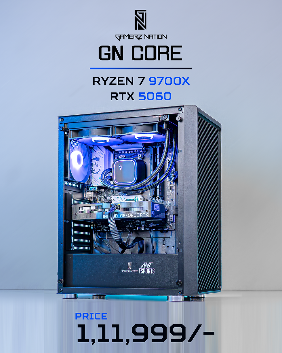 9700X + RTX 5060 + DDR5 32GB (16×2) 6000MHz 