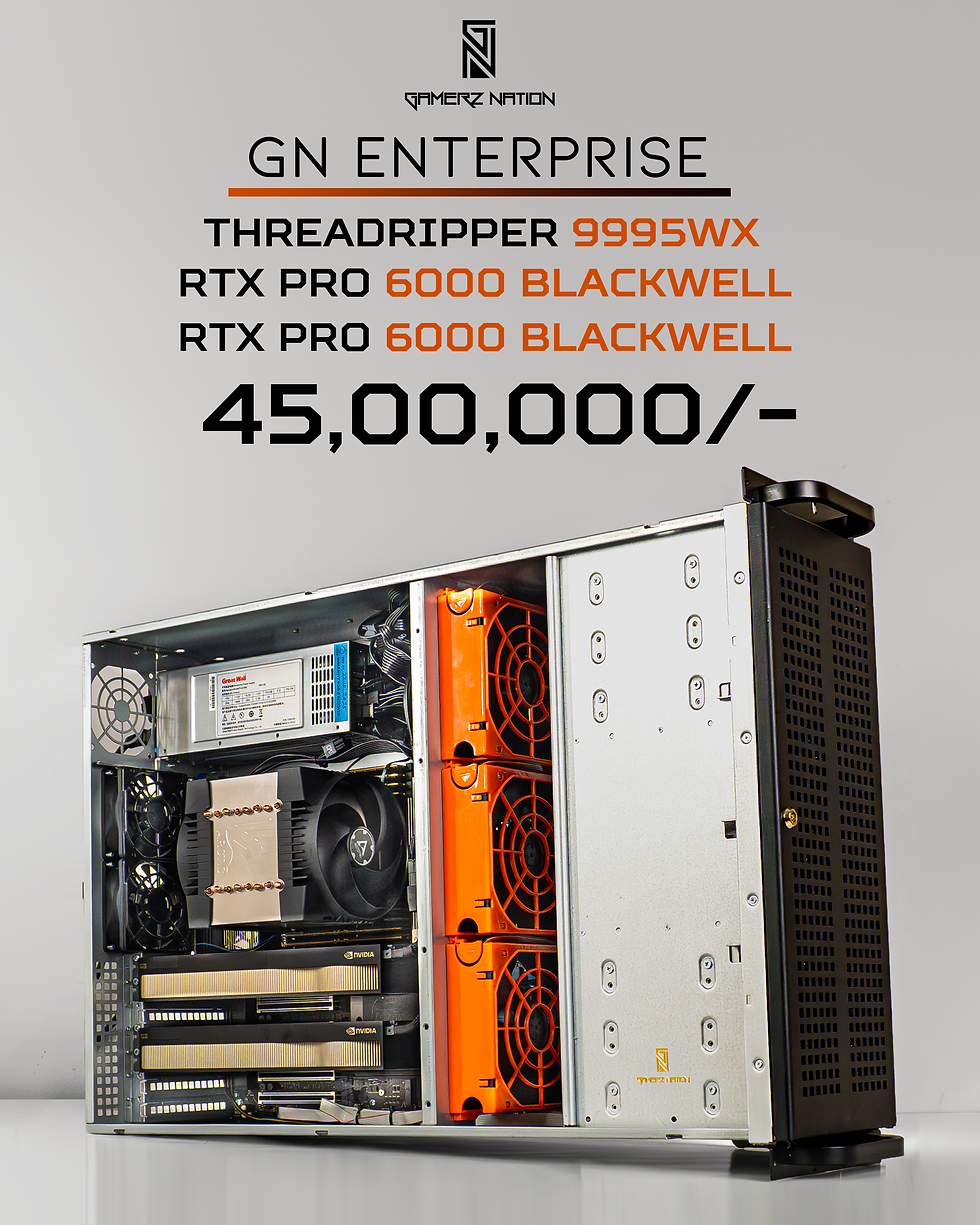 9995WX + RTX 6000 PRO + 512GB DDR5 ECC Server RAM (64GB x 8) 6400MHz