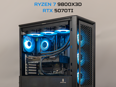 9800X3D + RTX 5070Ti + 32GB (16×2) DDR5 6000MHz