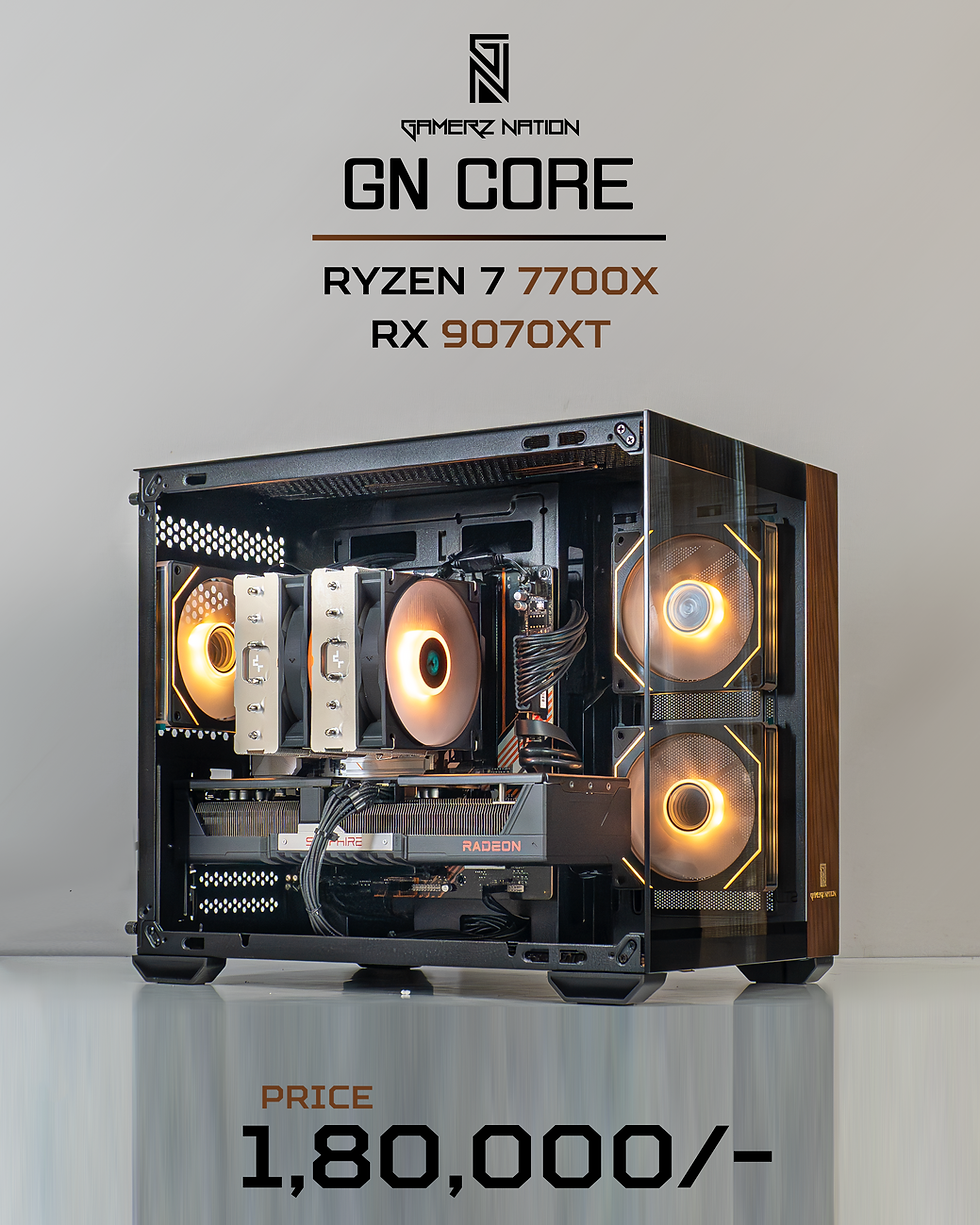 7700X + 32GB (16×2) 6000MHz CL36 DDR5 + RX 9070 XT