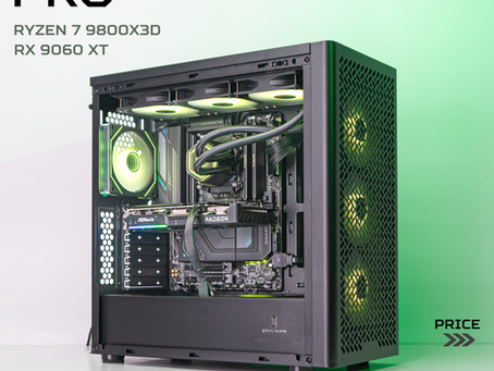 9800X3D + 32GB (16×2) 6000MHz CL38 DDR5 + RX 9060 XT