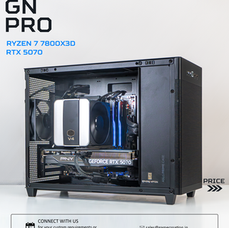 7800X3D + 32GB (16×2) 6000MHz CL36 DDR5 + RTX 5070