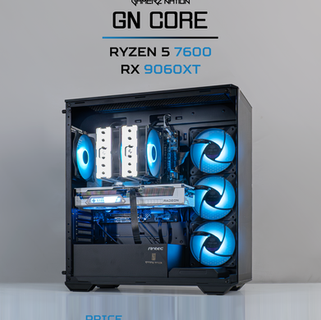 7600 + 32GB (16×2) 6000MHz CL30 DDR5 + RX 9060XT