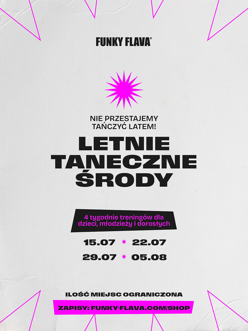Miniatura: LETNIE TANECZNE ŚRODY - MŁODZIEŻ/ DOROŚLI 14+
