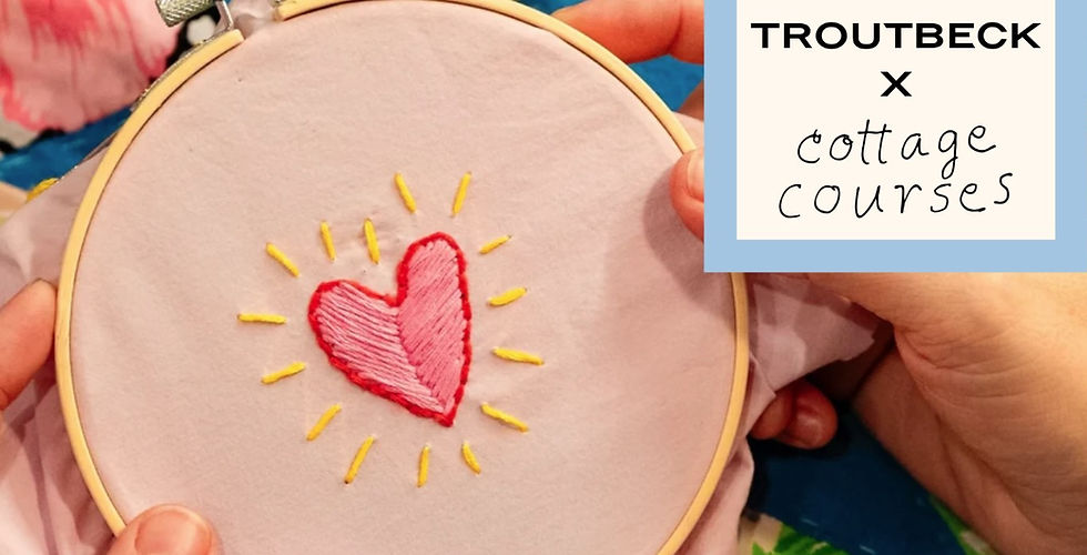 Cottage Courses: Embroidery