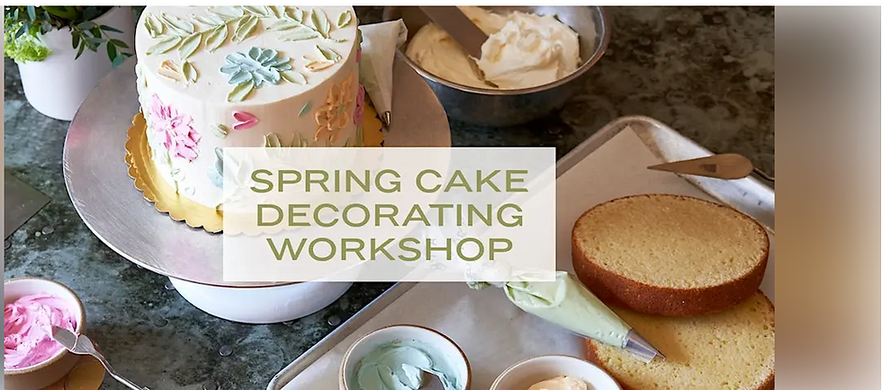 Spring Cake Decorating Workshop