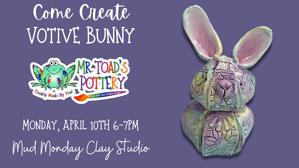 Mud Monday: Votive Bunny