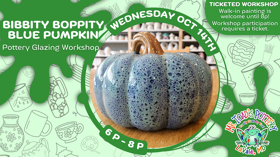 Bippity Boppity Blue Pumpkin Workshop