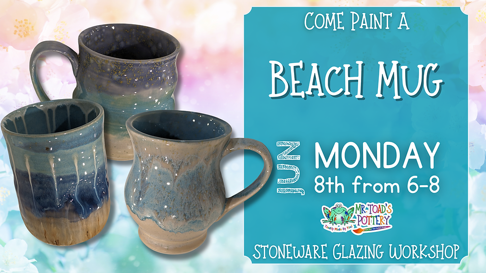 Stoneware Beach Mug Workshop
