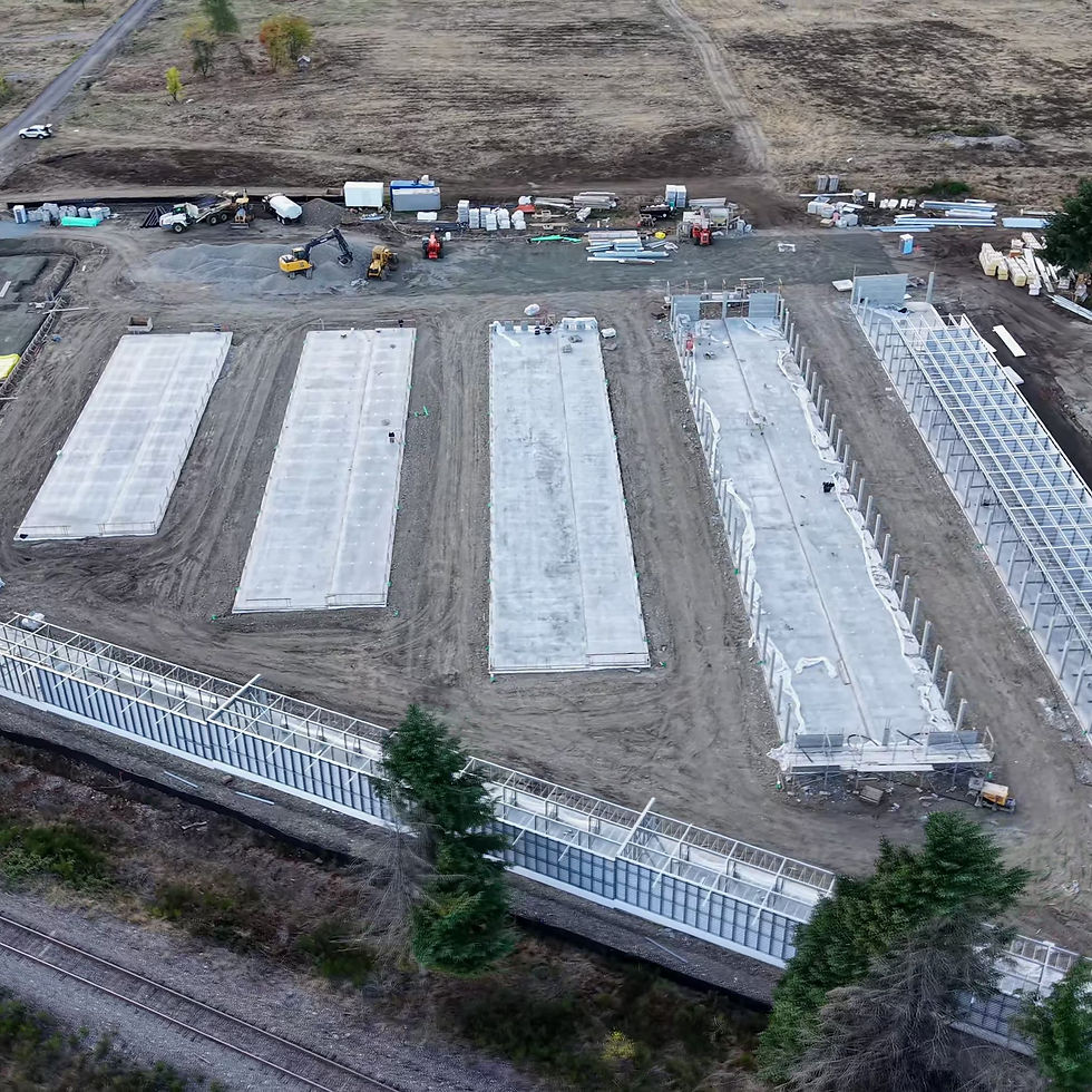 Thumbnail: Aerial Orbital Video over a Job Site