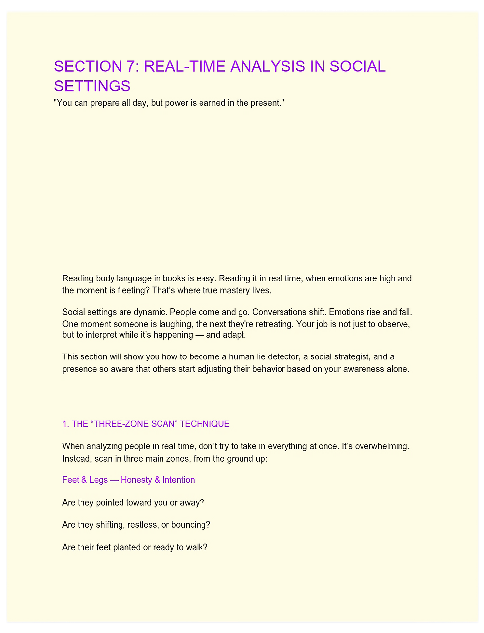 Thumbnail: The Body Language Mastery Guide
