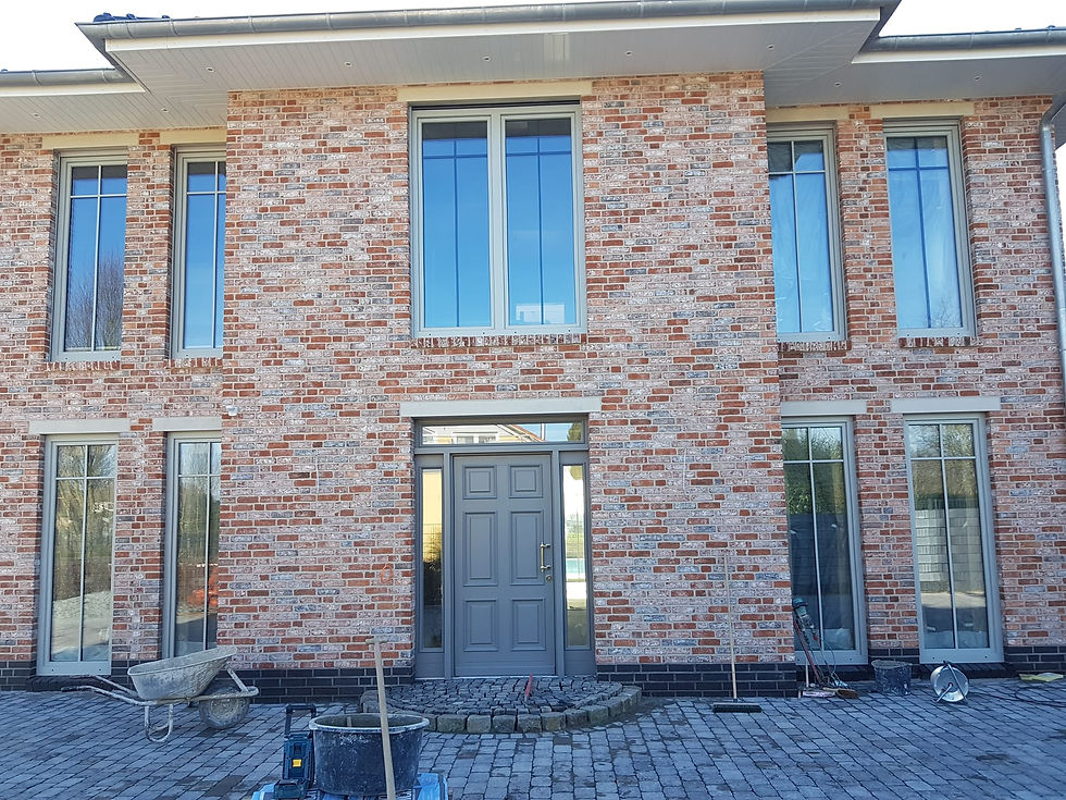 Einfamilienhaus mit Halle