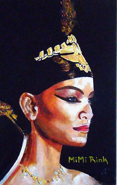 9 2020 MiMi Rink (Africa Nefertiti) Oil on Canvas 30.5 cm x 30.5 cm .jpg