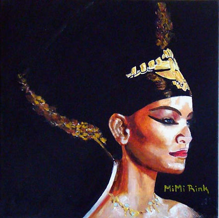9 2020 MiMi Rink (Africa Nefertiti) Oil on Canvas 30.5 cm x 30.5 cm .jpg