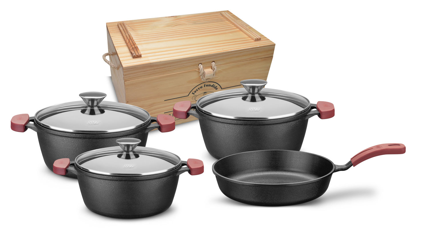 KIT DE OLLAS HIERRO C/SARTEN MTA