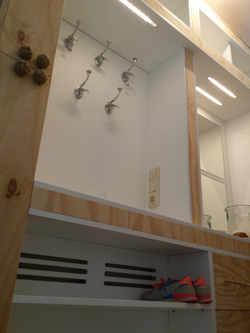 Gangmeubel/ radiatorombouw