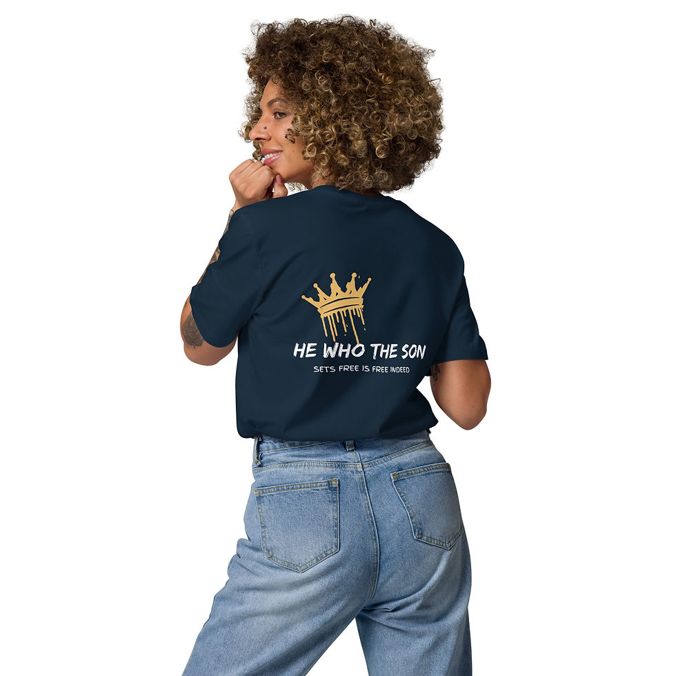 Thumbnail: Ransomed Unisex Tee – Wear the Message (white print)