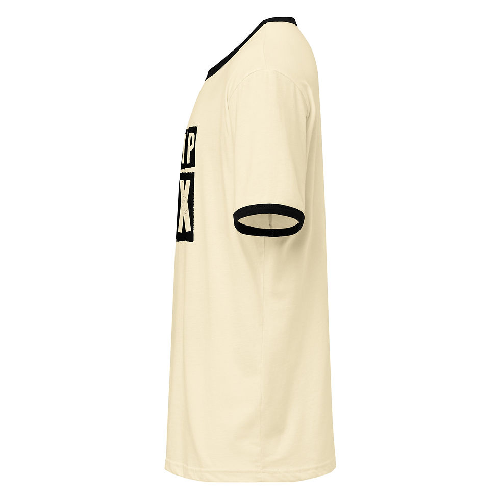 Thumbnail: Stomp Box Unisex ringer t-shirt