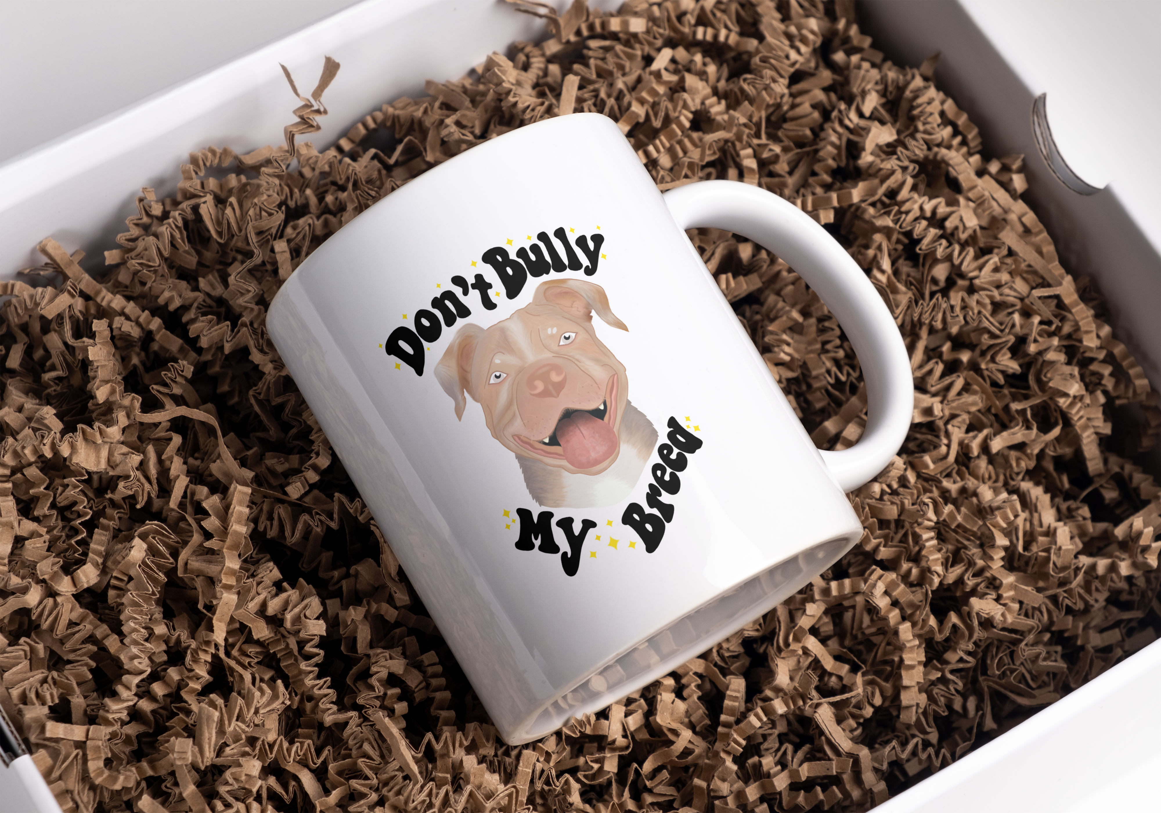 Don't Bully My Breed Mug Black