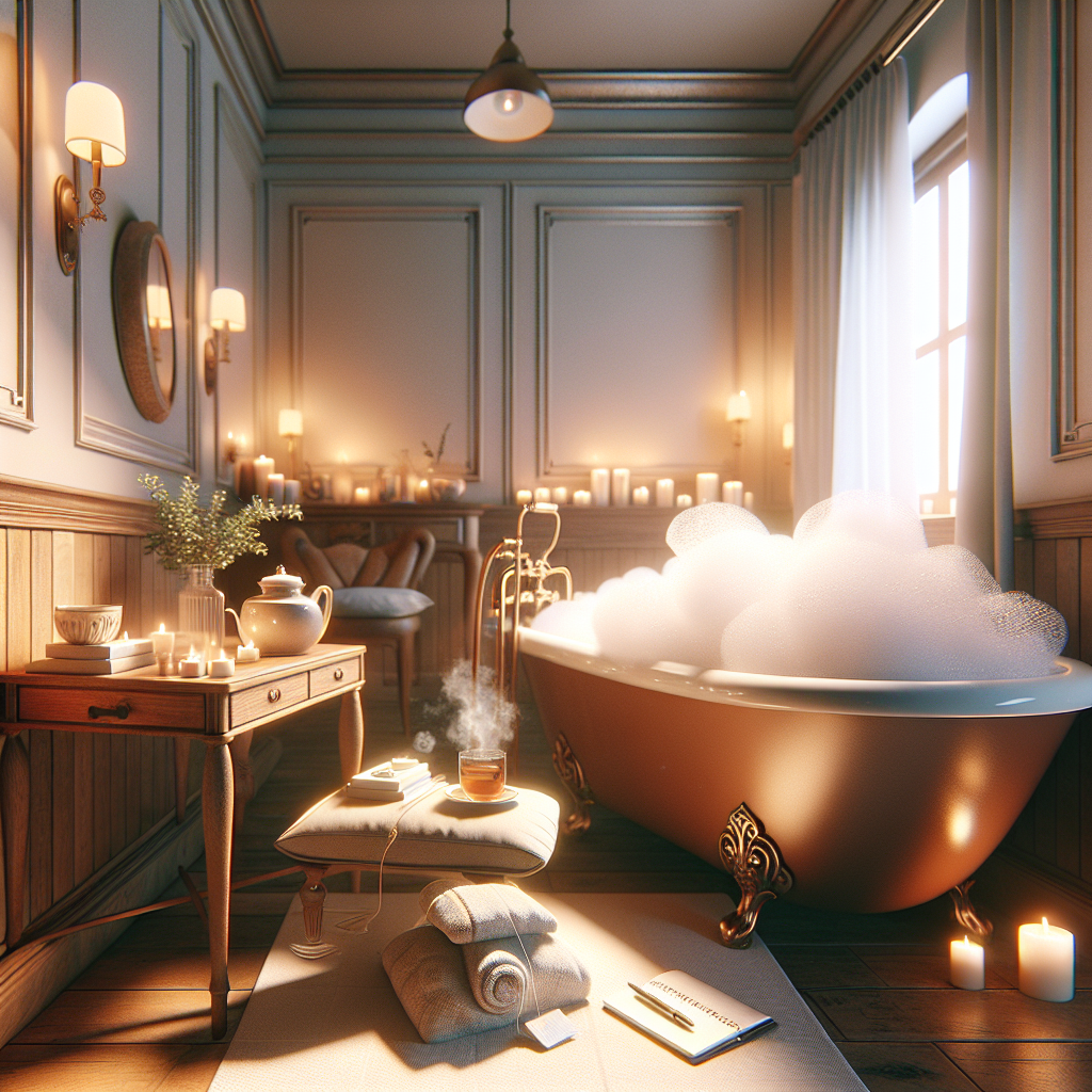 A relaxing bath