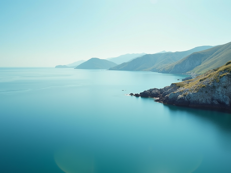 A tranquil landscape that represents peace and calmness, perfect for stress relief