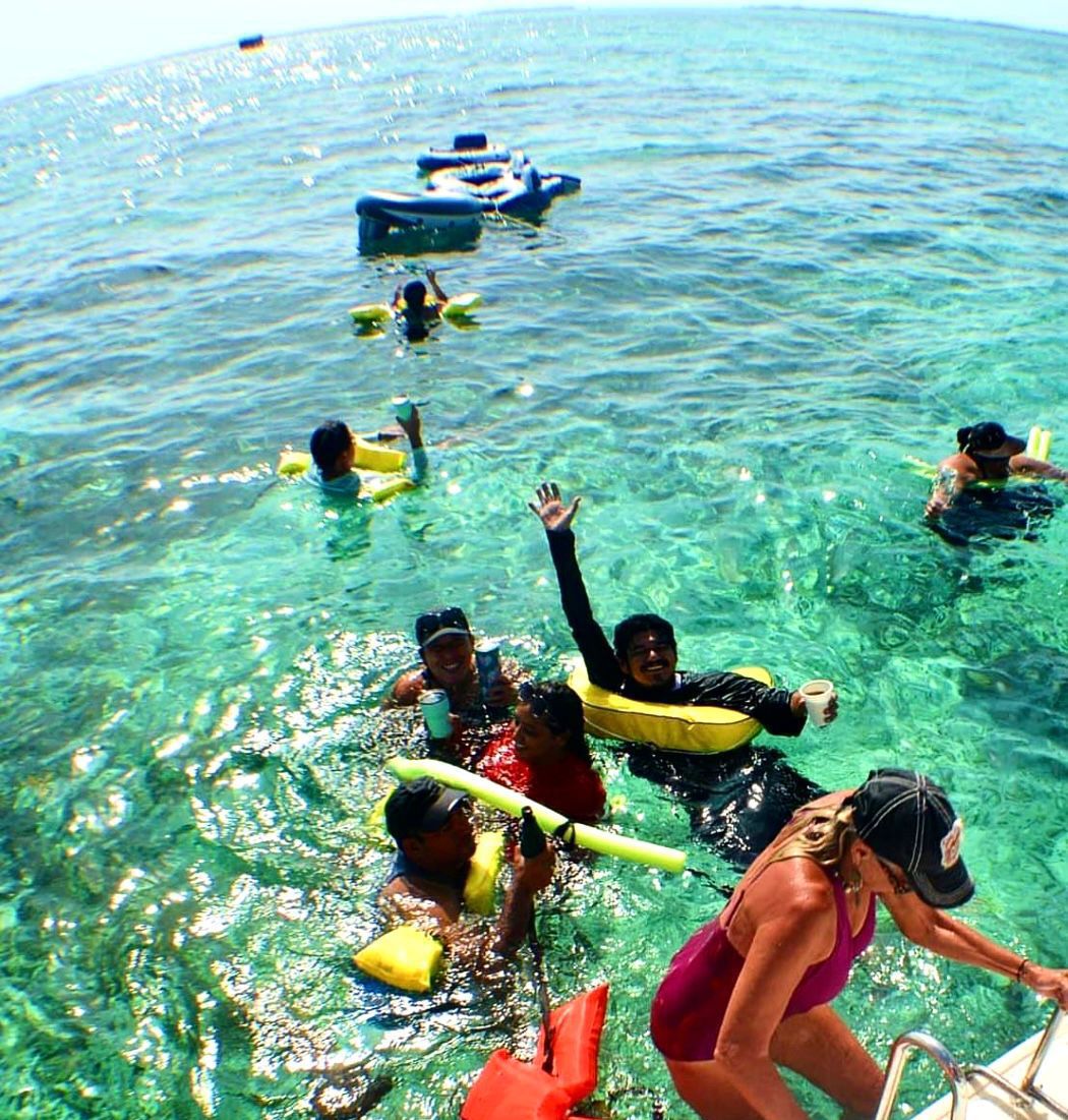 Aerial view of San Pedro island tours
