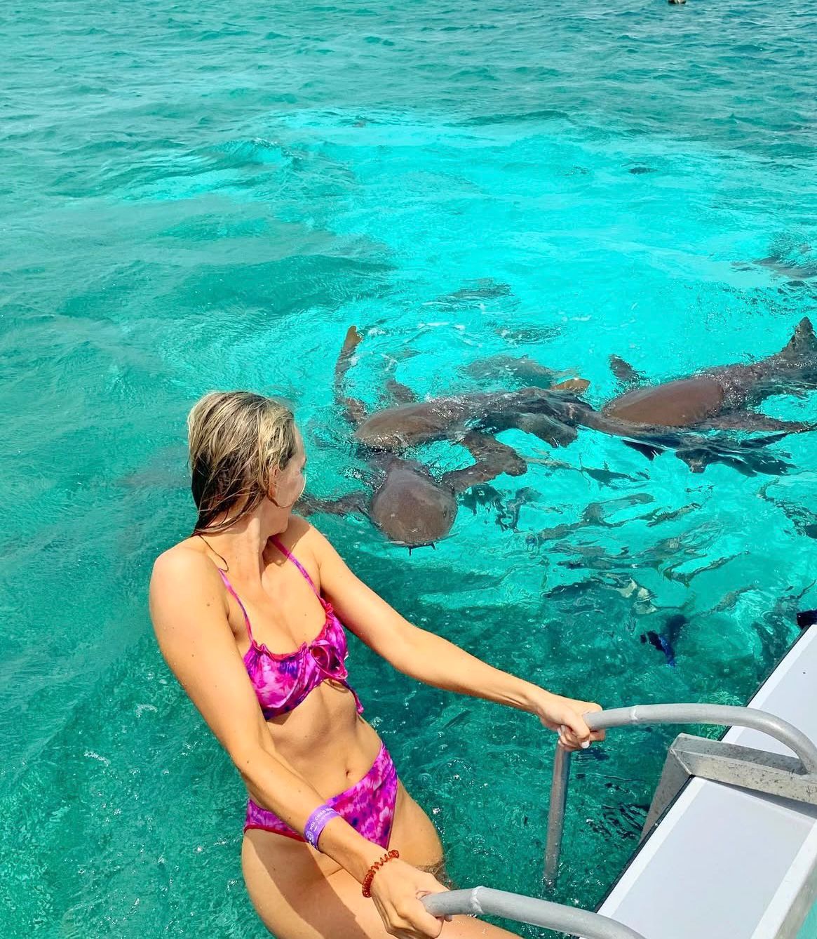 Beautiful turquoise waters of Ambergris Caye