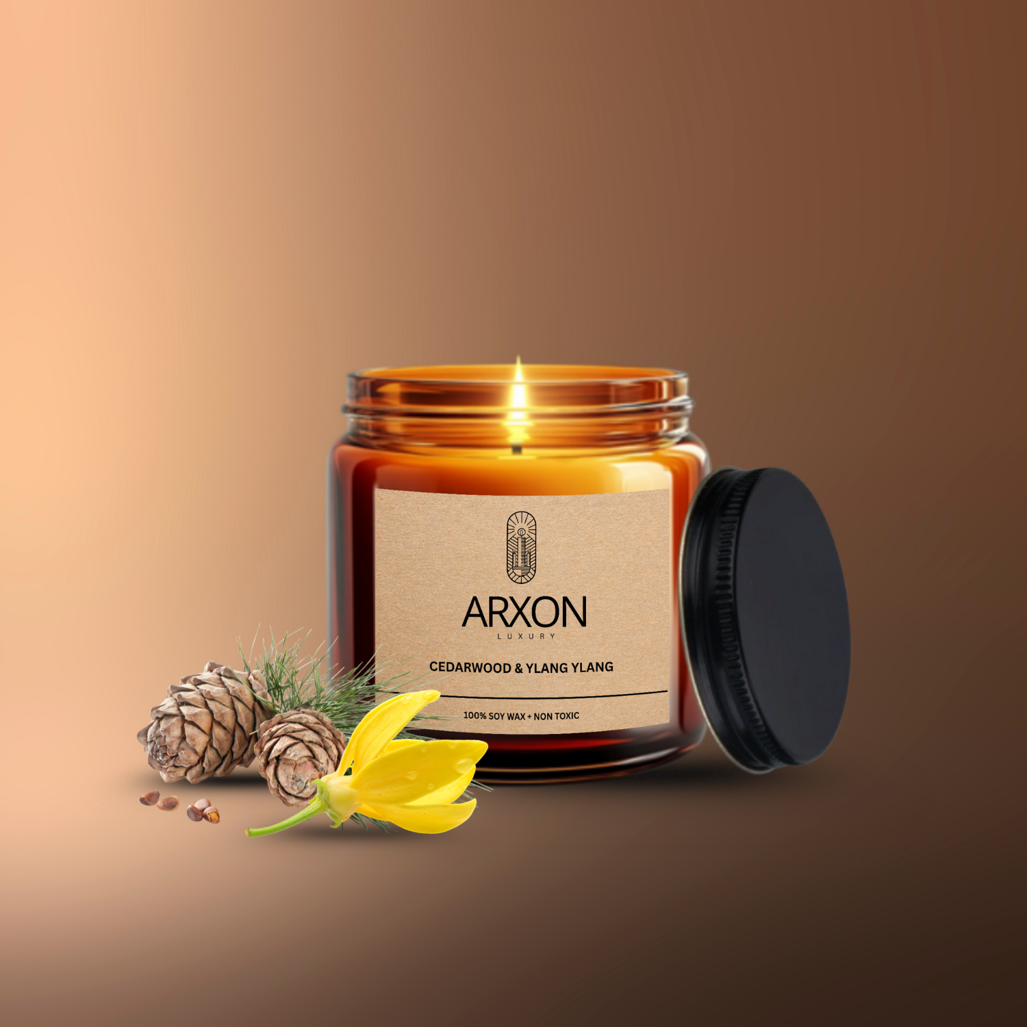 Cedarwood & Ylang Ylang Aroma Candle