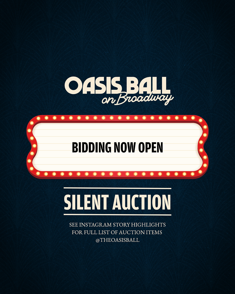 Oasis Ball Silent Auction Is Now Live!