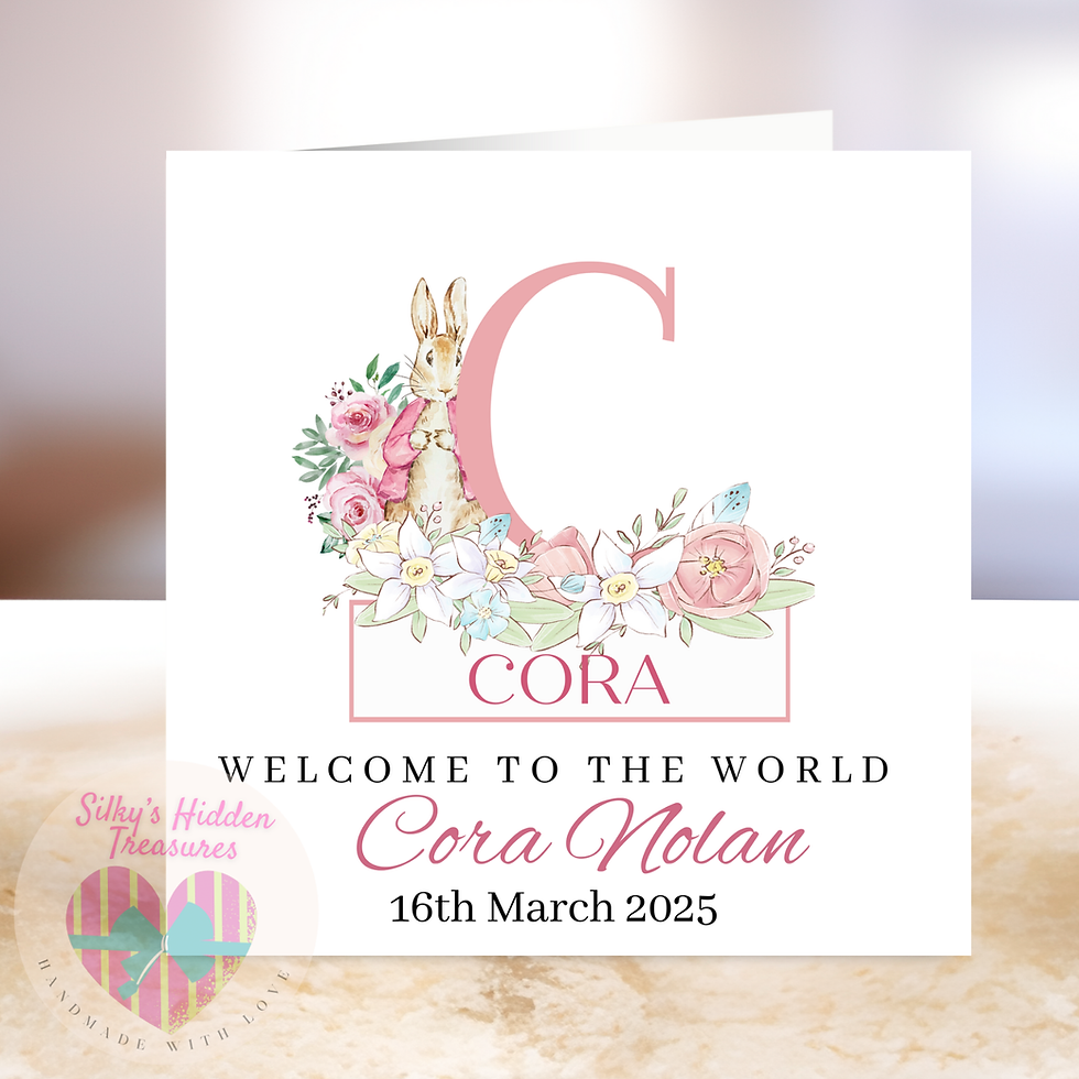 Thumbnail: New Baby Girl Card