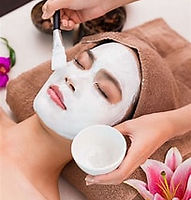 Facial with hydrating mask