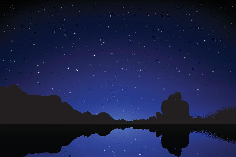 romantic-couple-in-starry-night-background-widescreen-starry-night-background-free-vector.