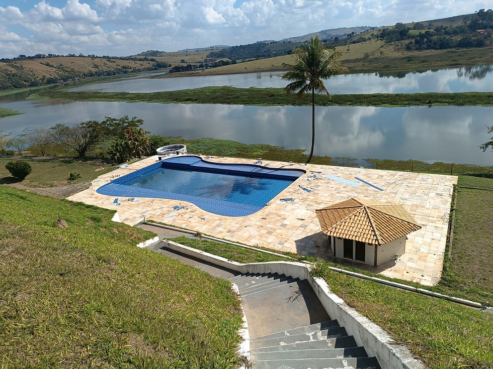 piscina em tela armada reformada