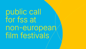 Public Call for Film Sales Support / Non-European Film Festivals 2026/27-