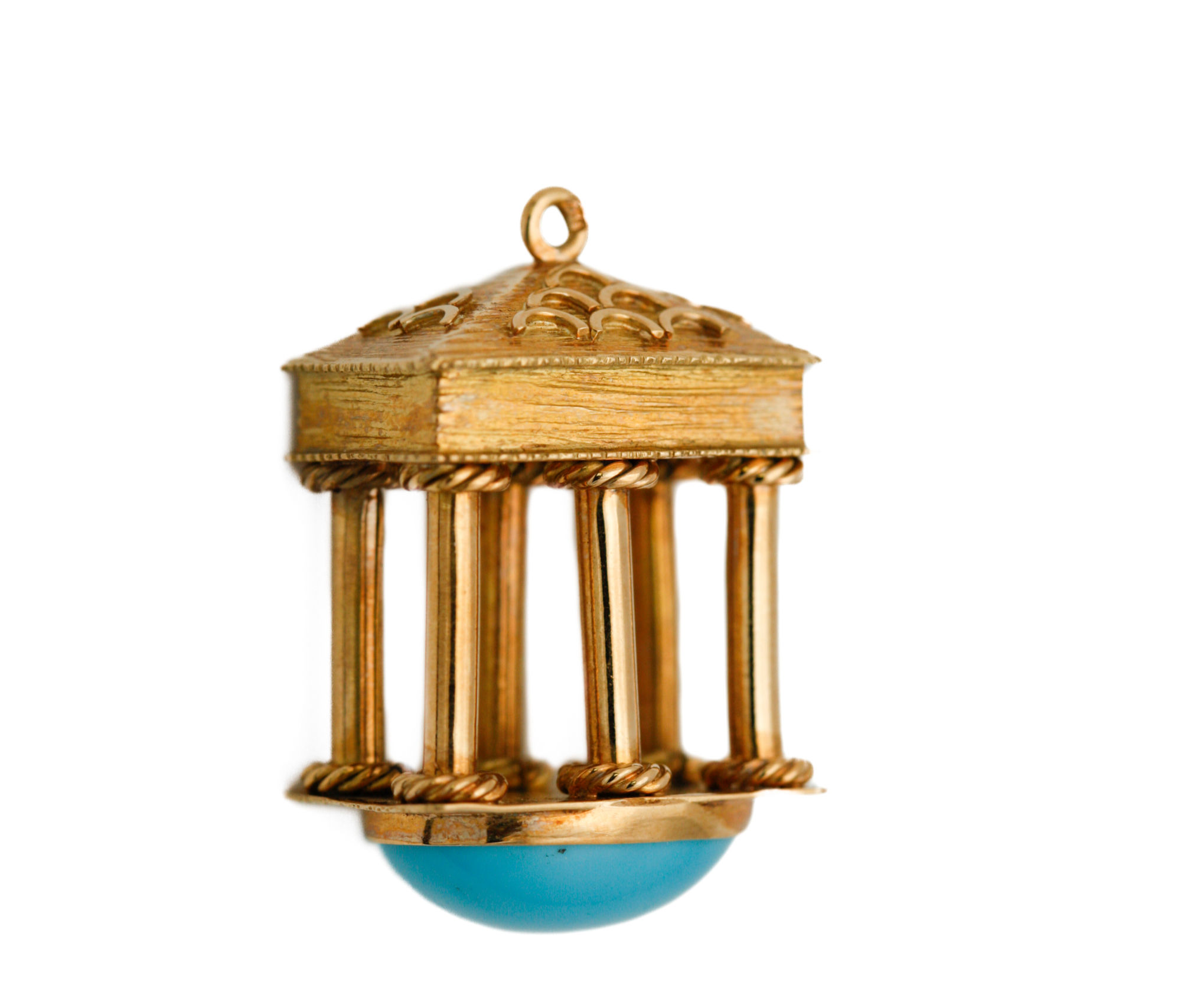 Parthenon Gold Charm