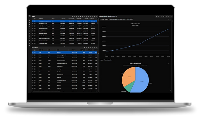 AlchemyJ提供的機構級投資組合管理工具與量化分析儀表盤