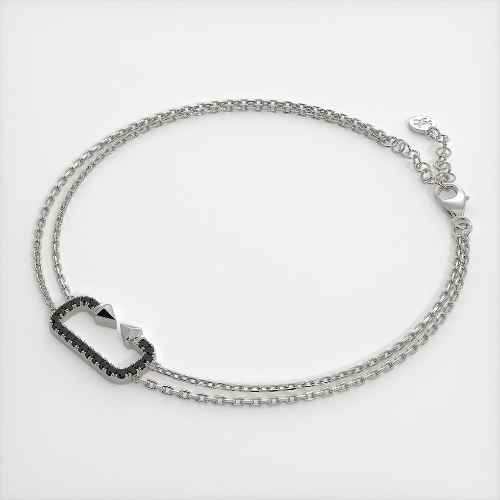 Thumbnail: Black D Yellow bracelet 