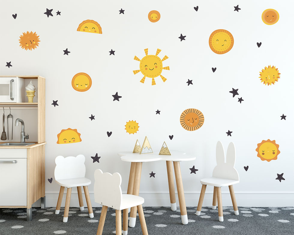 Thumbnail: Fun Sun Pack | Fabric Wall Decals