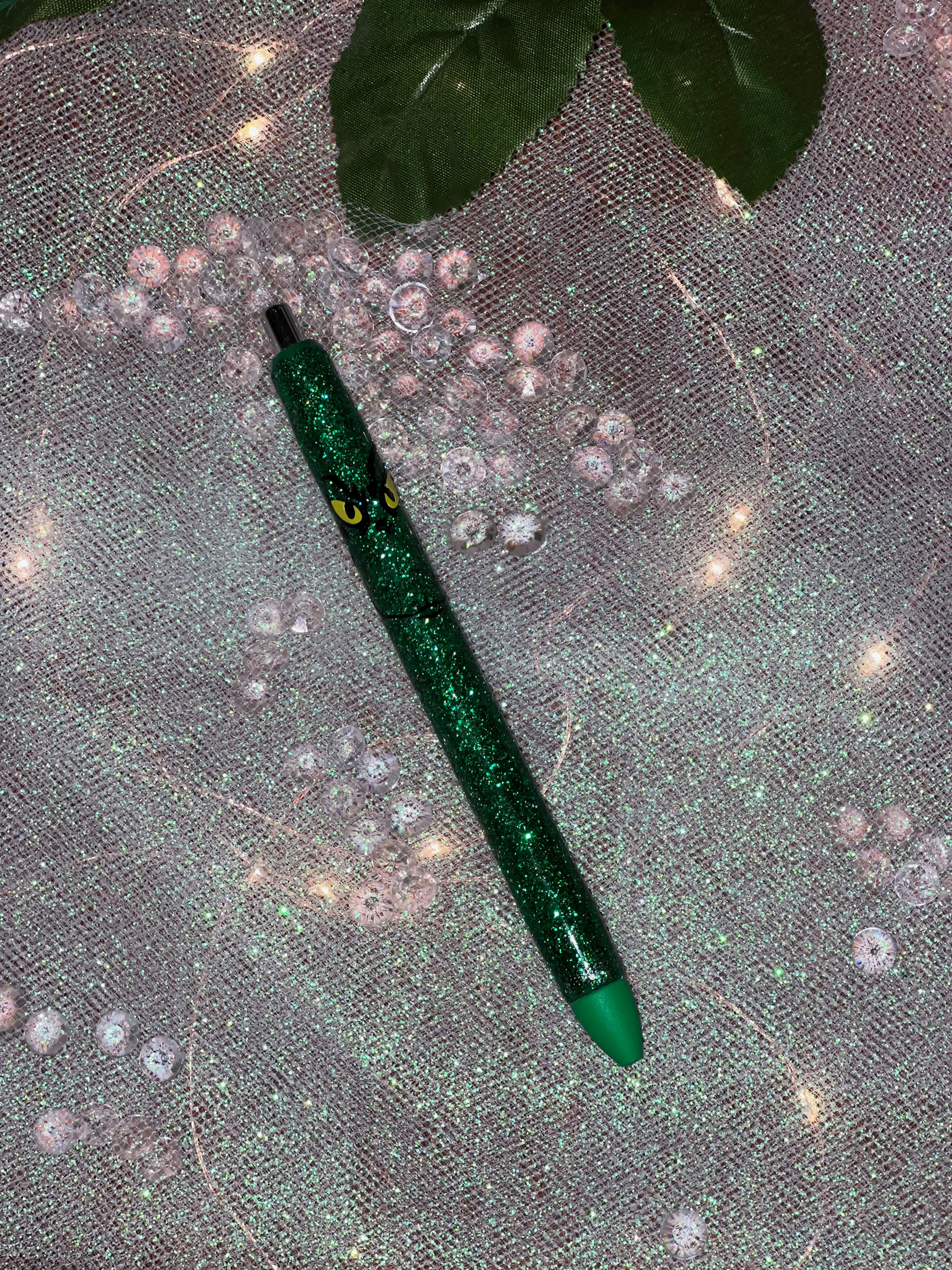Grinch Glitter Pen