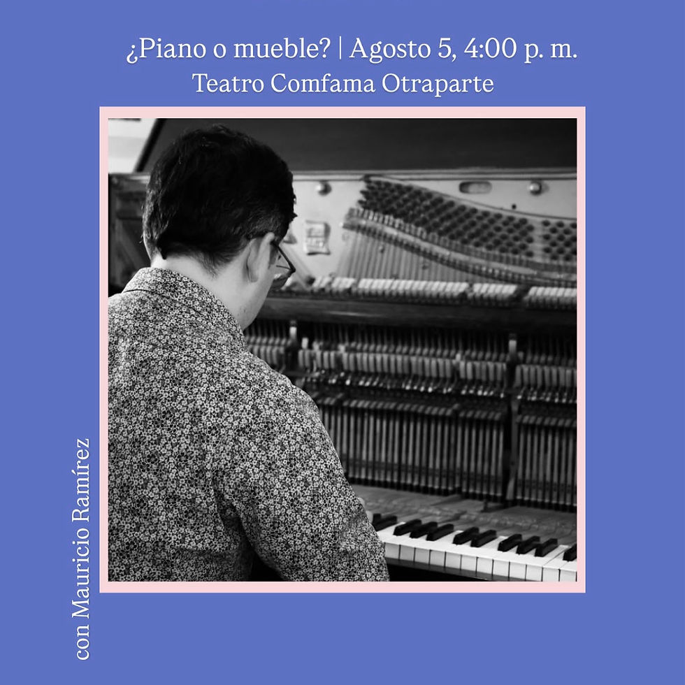 ¿Piano o mueble?